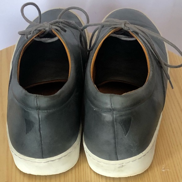 Jak’ gray leather sneakers size 11.5 - Picture 4 of 7